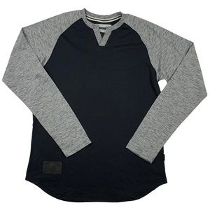 Black Grey Long Sleeve T-Shirt